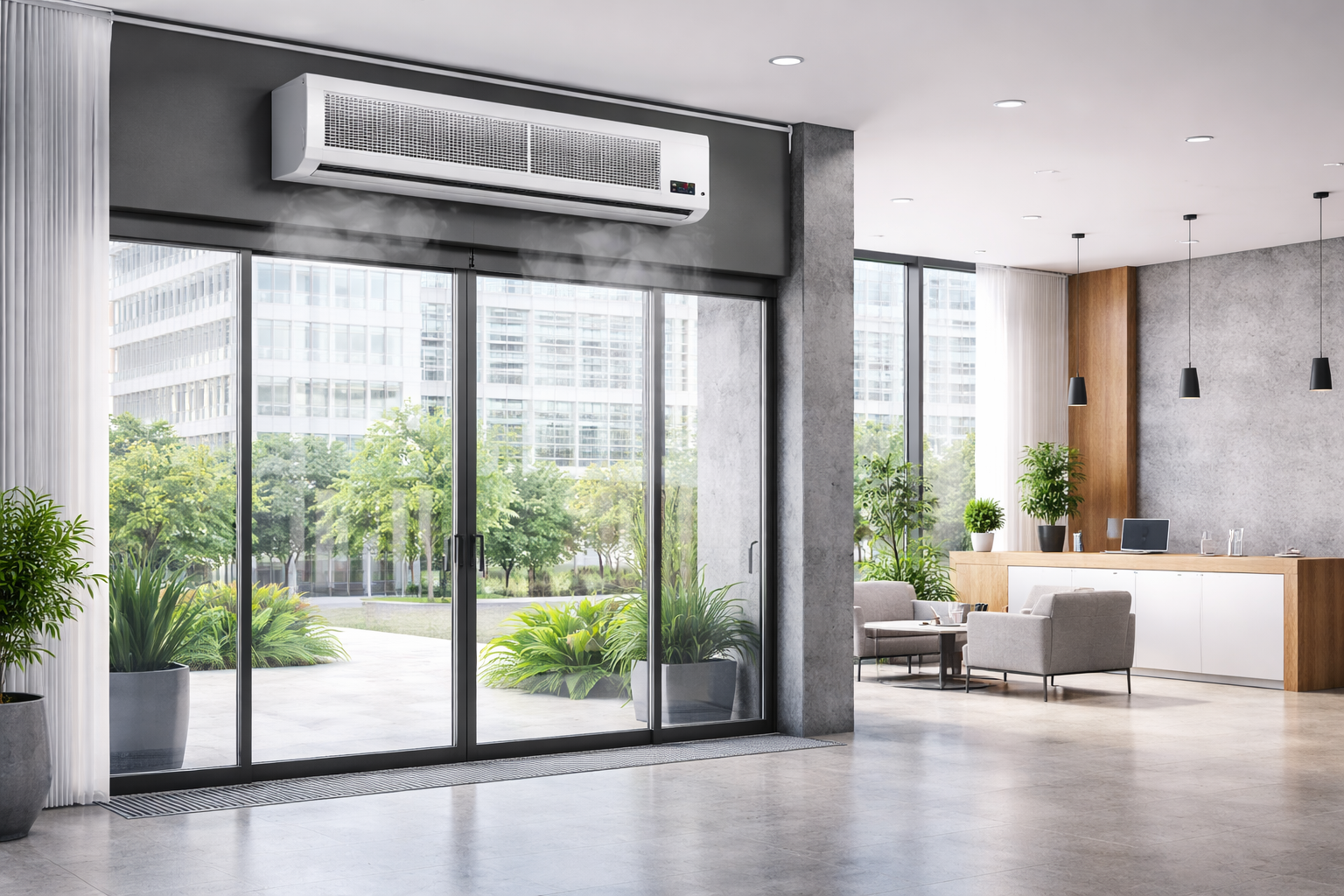 Cortina de ar pode ajudar a manter ambientes comerciais mais confortáveis?